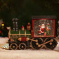 Christmas train with crystal balls
