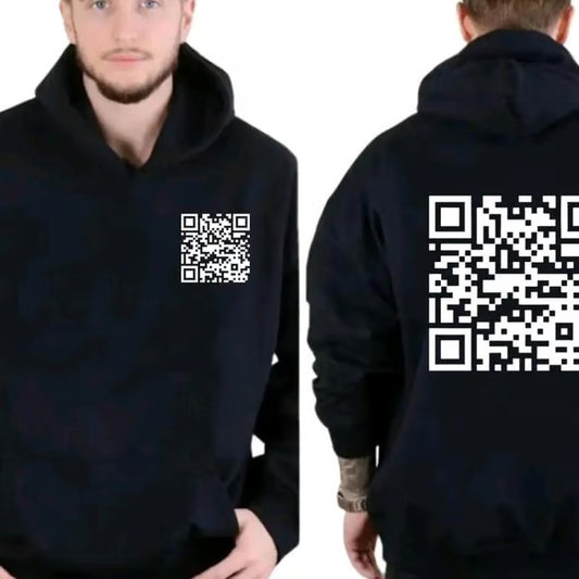 🔥2025 Hot Sale 49% OFF🔥+🔥FREESHIPPING🔥 Funny F**K QR Code Hoodie