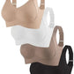 🔥HOT SALE🔥- Women's Ribbed Push Up Adjustable Wireless Bra