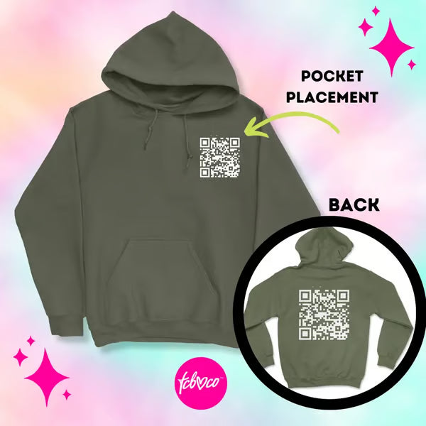 🔥2025 Hot Sale 49% OFF🔥+🔥FREESHIPPING🔥 Funny F**K QR Code Hoodie