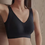 🔥HOT SALE🔥- Women's Ribbed Push Up Adjustable Wireless Bra