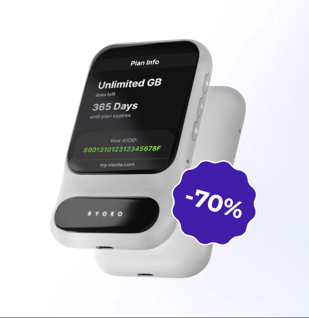 Limited Time Sale: 70% OFF+🔥🔥FREESHIPPING🔥 Ryoko Pro Pocket Router